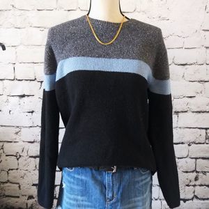 🎈CCherokee Vintage Skater Crew Stripe Sweater